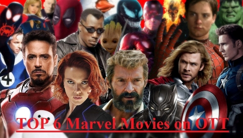 Marvel Top 6 Movies on OTT